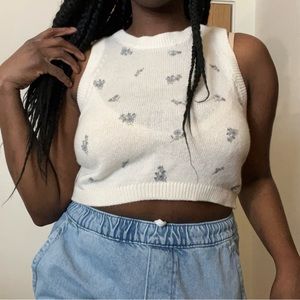 H&M Tie-Detail Sweater Vest